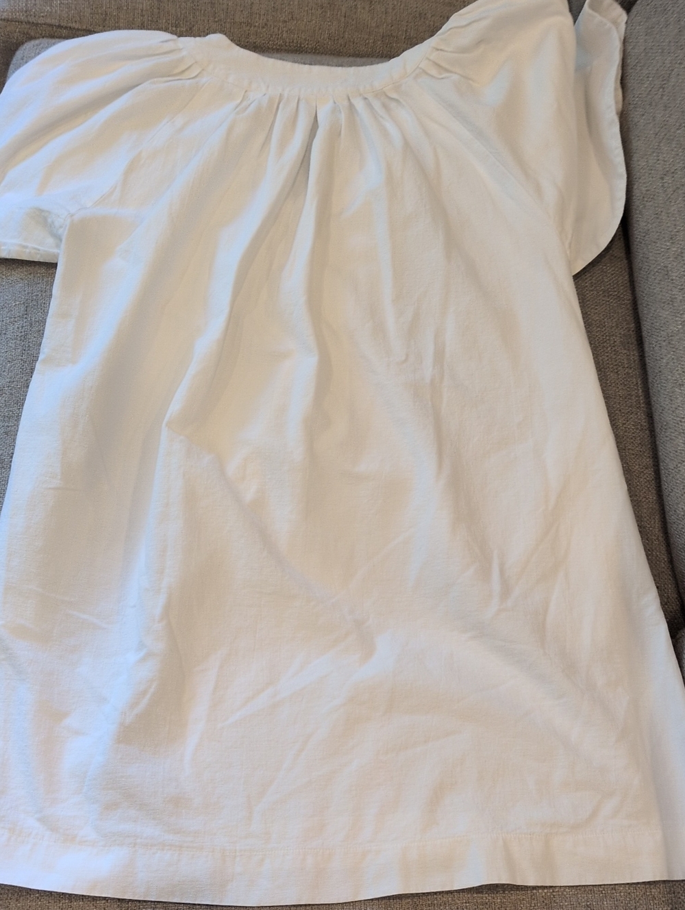 Pomander Place By Tuckernuck Finley White Flutter Sleeve Dress XS - Picture 13 of 14